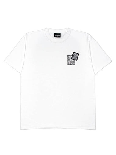 Disorder Patch T Shirt White - BLACKBLOND - BALAAN 1