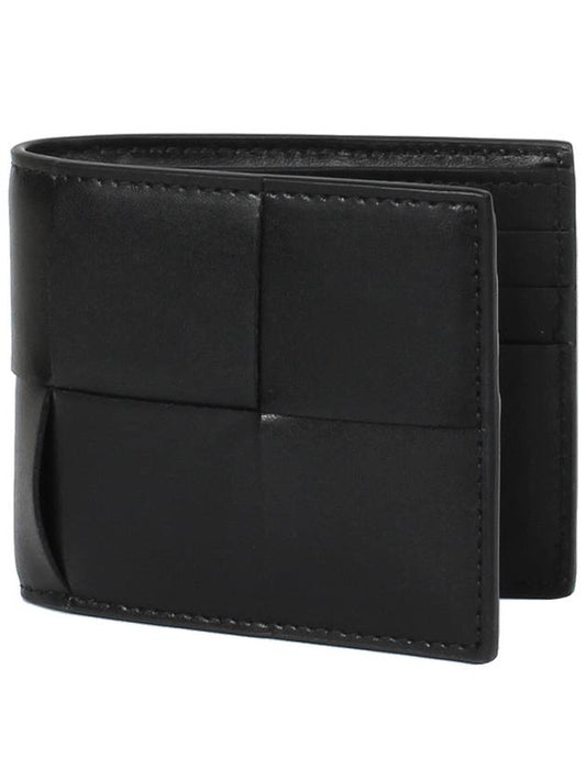 Intrecciato Half Wallet Black - BOTTEGA VENETA - BALAAN 2