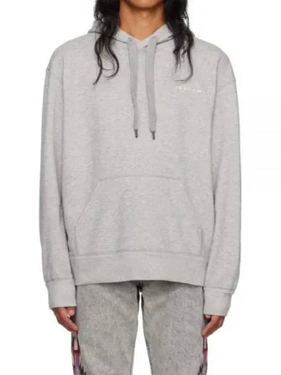 Marcello Embroidered Logo Hoodie Grey - ISABEL MARANT - BALAAN 2