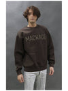 MAX MG Monogram Double Face Jersey Sweatshirt Coffee - MACKAGE - BALAAN 6