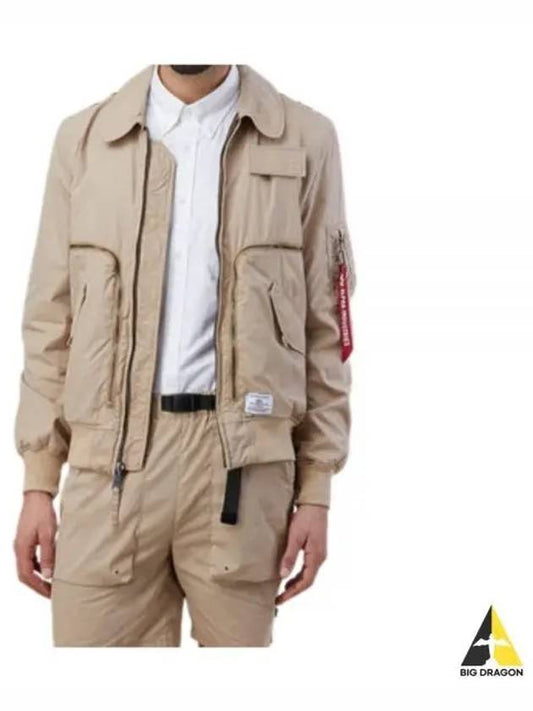 CWU 36P MOD CTN FLIGHT JACKET MJC53000C1 VINTAGE KHAKI 36 bomber - ALPHA INDUSTRIES - BALAAN 1