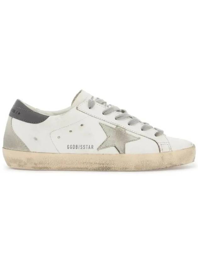 Superstar Leather Low Top Sneakers Grey White - GOLDEN GOOSE - BALAAN 2