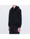 24SS OISAC Logo Hooded Bomber Black - DUVETICA - BALAAN 3