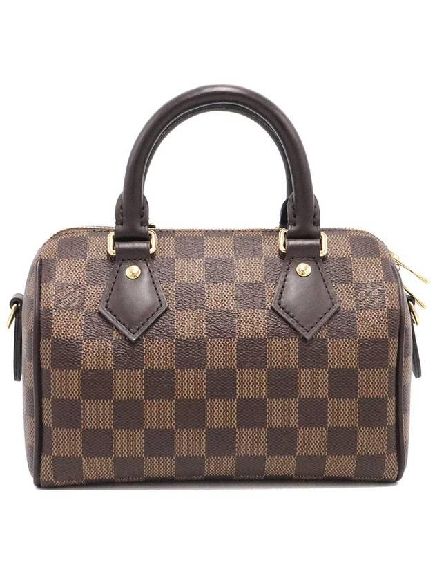 Women s Louis Vuitton N40489 Damier Eben Canvas Speedy Bandouli re 20 2WAY gt bag Gangbuk used luxury goods - LOUIS VUITTON - BALAAN 5