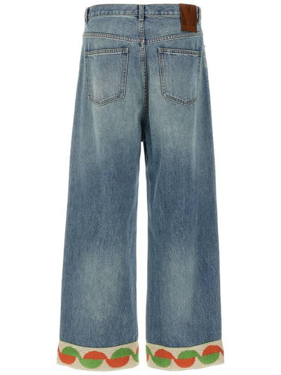 Valentino Garavani Valentino Garavani Jacquard Jeans - VALENTINO - BALAAN 2