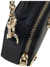 Estelle Micro Pebbled Leather Crossbody Shoulder Bag Black - MICHAEL KORS - BALAAN 8