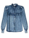 Idety Blouse Blue - ISABEL MARANT - BALAAN 2