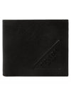 Leather Half Wallet Nero - PRADA - BALAAN 2