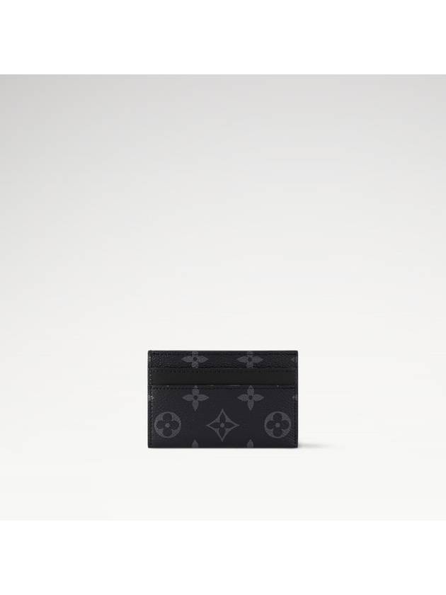 Monogram Eclipse Double Card Wallet Black - LOUIS VUITTON - BALAAN 2