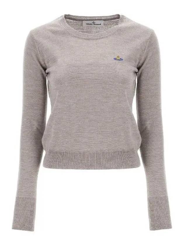 Bea Jumper Knit Top Grey - VIVIENNE WESTWOOD - BALAAN 2