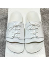 Men's Lace Up Full Slippers White - MAISON MARGIELA - BALAAN.