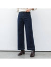 Brushed version melty back band wide denim pants - MONO AT.D - BALAAN 4