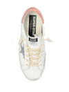 Superstar Pink Tab Leather Low Top Sneakers White - GOLDEN GOOSE - BALAAN 5