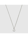 Interlocking Chain Necklace Silver - GUCCI - BALAAN 4