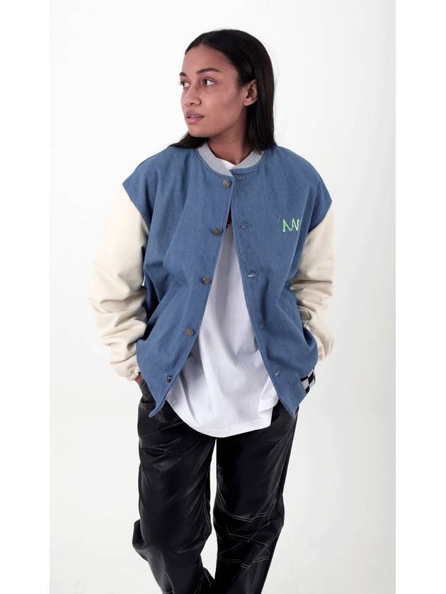 UNISEX DENIM BLOUSON BLUE - ANOTHER COLOR - BALAAN 7