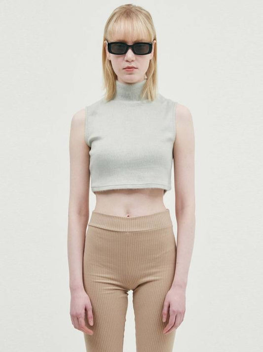 Women's Angora Crop Top Mint - MAVRK - BALAAN 1