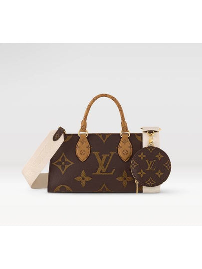 Women s On the Go East Logo Leather Top Handle Cross Bag Brown 46653 - LOUIS VUITTON - BALAAN 2