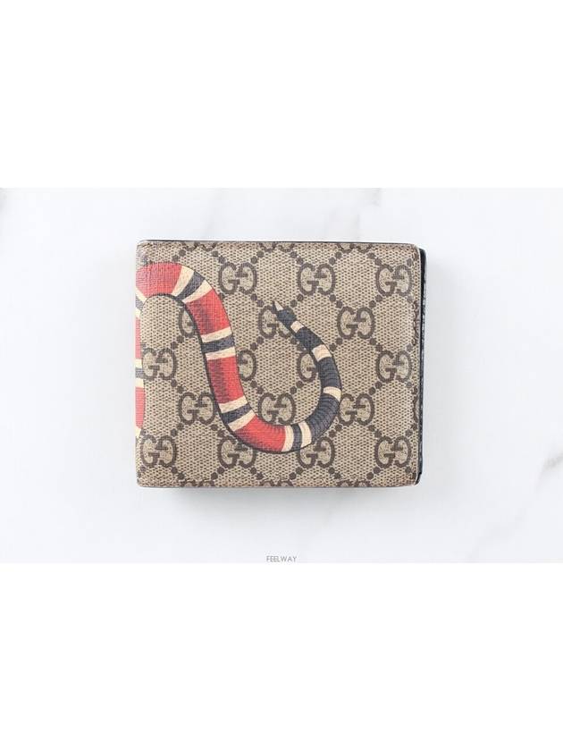 Snake half wallet brown - GUCCI - BALAAN 3