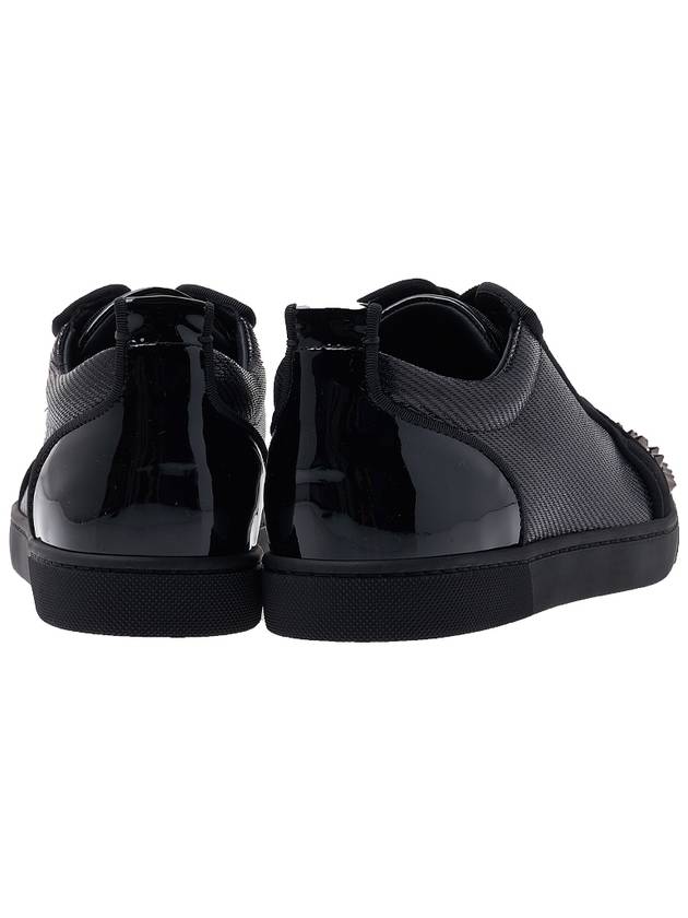 Louis Junior Spike Low Top Sneakers Black - CHRISTIAN LOUBOUTIN - BALAAN 5