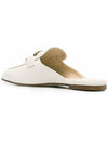 Metal Chain Leather Mule White - TOD'S - BALAAN 5