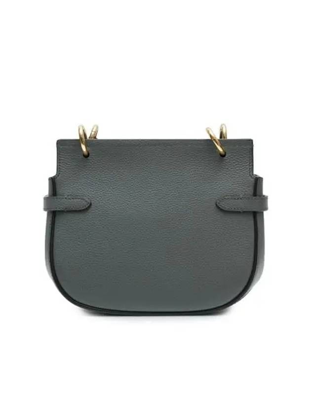 Amberley Classic Satchel Small Grain Shoulder Bag Charcoal - MULBERRY - BALAAN 3