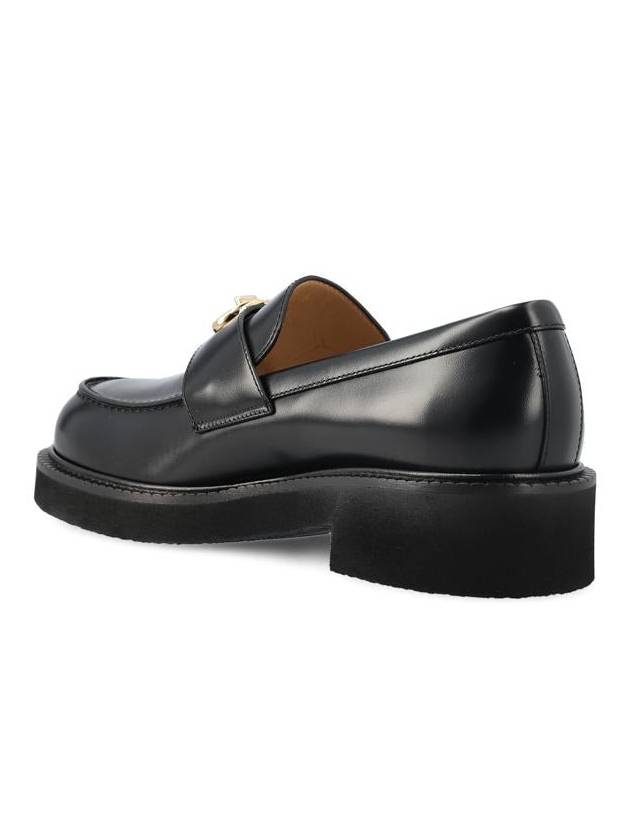 V Logo Locker Loafers Black - VALENTINO - BALAAN 4