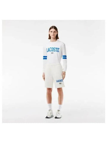 Men s French Terry Shorts OFFWHITE Off White - LACOSTE - BALAAN 1