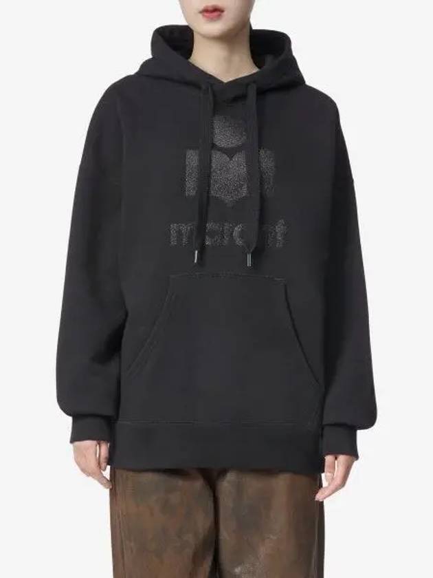 Mansell Logo Hood Black SW0001FAA1M77E01BK - ISABEL MARANT - BALAAN 1