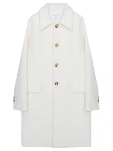 Wool mohair boucl coat - BOTTEGA VENETA - BALAAN 1