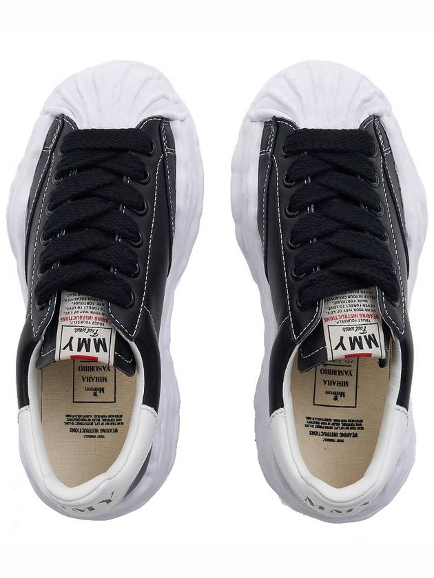 Blakey Logo OG Sole Low Top Sneakers Black - MAISON MIHARA YASUHIRO - BALAAN 7