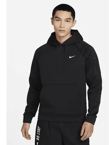 Therma Fit Men s Pullover Fitness Hoody Black White DQ4835 010 709024 - NIKE - BALAAN 1