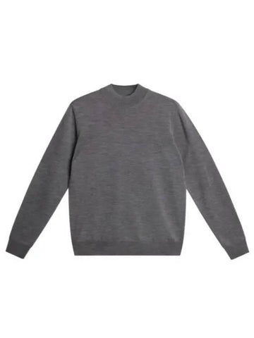 Korman Knit Top Mid Grey Melange - J.LINDEBERG - BALAAN 1