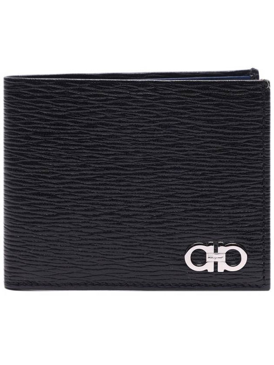 ID Window Gancini Half Wallet Black - SALVATORE FERRAGAMO - BALAAN 2