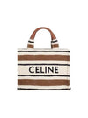 Small Cabas Thais Striped Textile With Celine Jacquard Tote Bag - CELINE - BALAAN 2