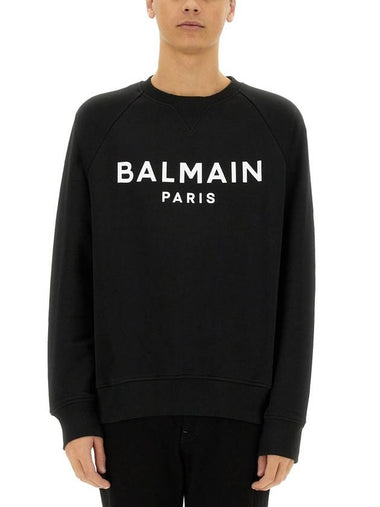 SWEATSHIRT WITH LOGO - BALMAIN - BALAAN 1