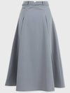 Nerine Strap Long Pleated Skirt - MICANE - BALAAN 9