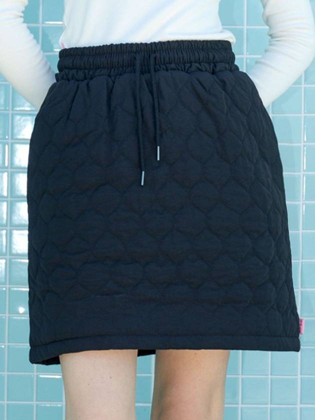 Skirt Shorts Padded Banding Skirt Black MCFW23SK 7BK - MACKY - BALAAN 1