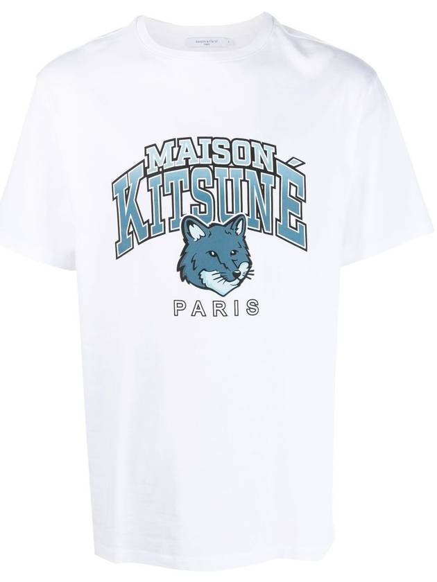 Campus Fox Relaxed Short Sleeve T-Shirt White - MAISON KITSUNE - BALAAN 2