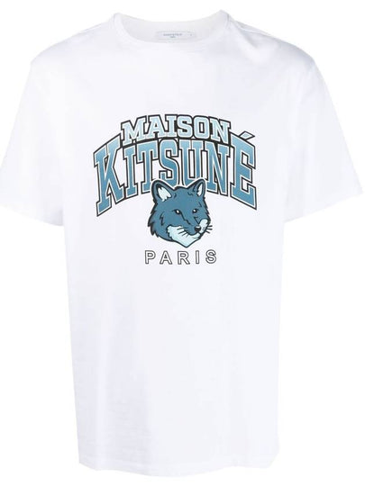 Campus Fox Relaxed Short Sleeve T-Shirt White - MAISON KITSUNE - BALAAN 2