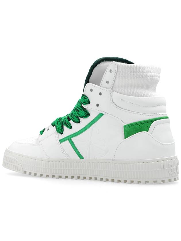 24 ss Leather Sneakers WITH Iconic Zip Tie OMIA065S24LEA0050155 B0650995992 - OFF WHITE - BALAAN 6