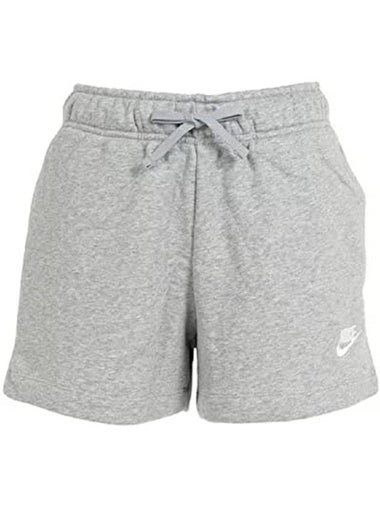 Sportswear Club Fleece Mid-Rise Shorts Dark Grey Heather - NIKE - BALAAN 1