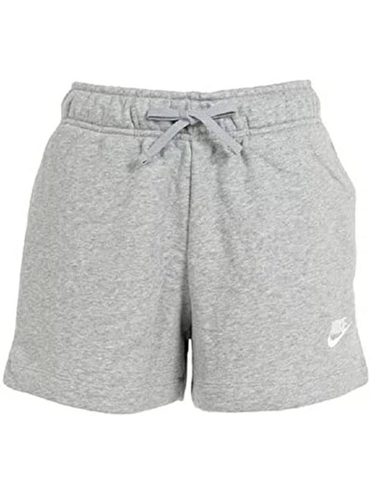 Sportswear Club Fleece Mid-Rise Shorts Dark Gray Heather - NIKE - BALAAN 1