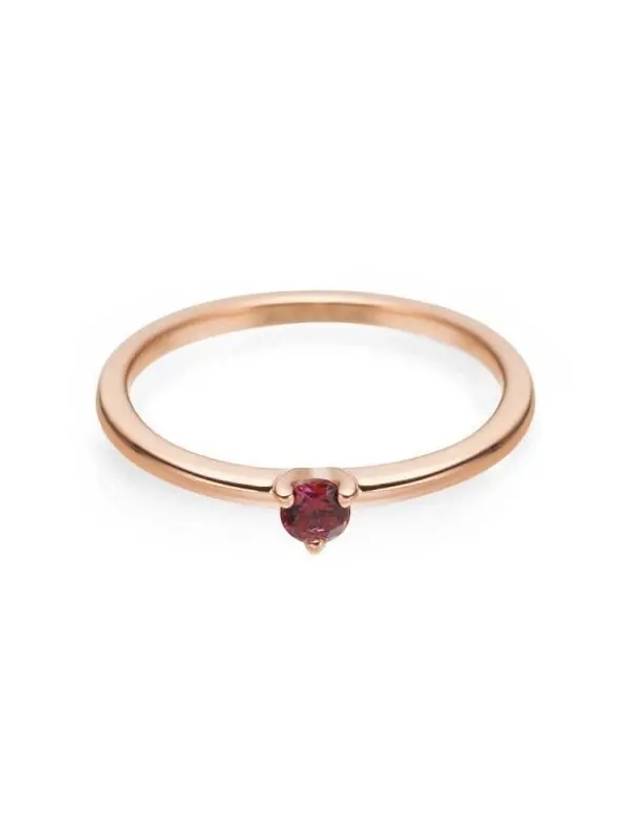 Red Solitaire Ring Rose Gold - PANDORA - BALAAN 3