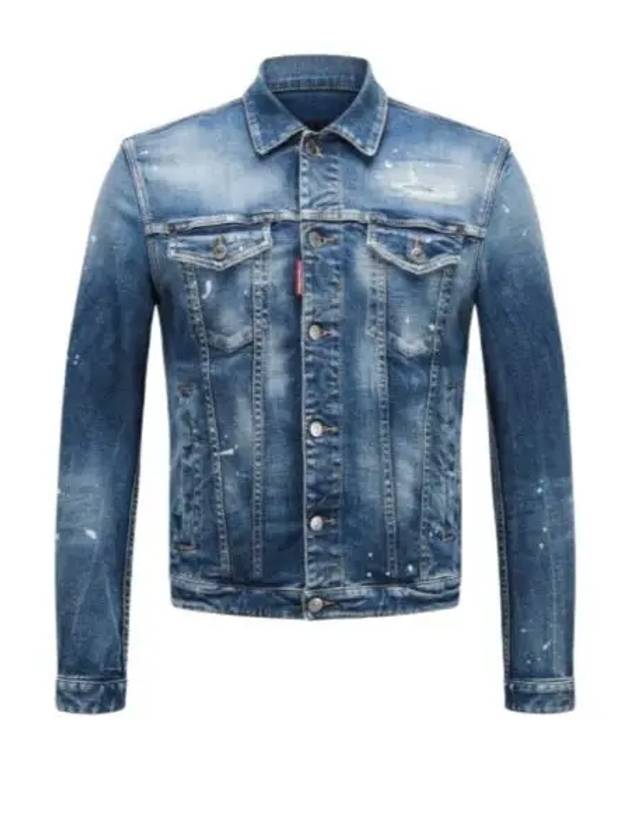 Dsquared2 Distressed Denim Jacket S74AM1521S30872 470 - DSQUARED2 - BALAAN 2