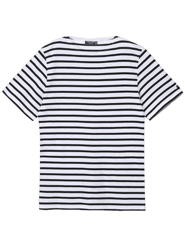 Levain 18 Short Sleeve T-Shirt Neige Noir - SAINT JAMES - BALAAN 1