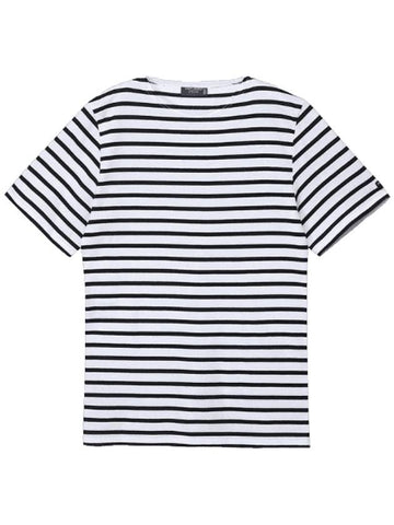 Levain 18 Short Sleeve T-Shirt Neige Noir - SAINT JAMES - BALAAN 1