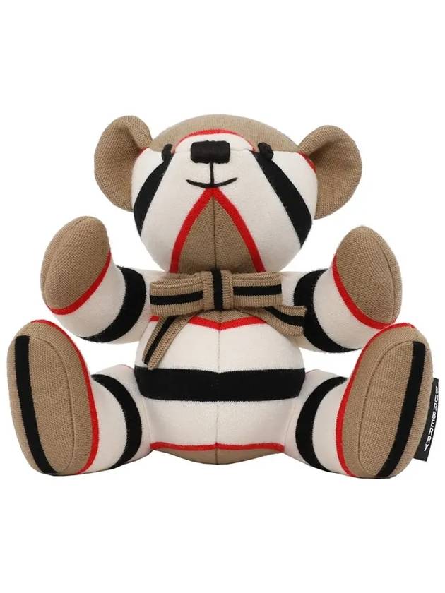 Striped Thomas Bear Toy Brown - BURBERRY - BALAAN 3