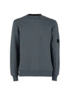 Men's Lens Wappen Diagonal Sweatshirt Grey - CP COMPANY - BALAAN 1