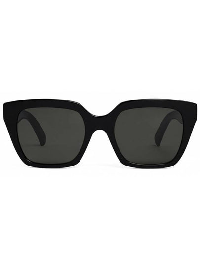 Eyewear Monochrome 03 Acetate Sunglasses Black - CELINE - BALAAN 2