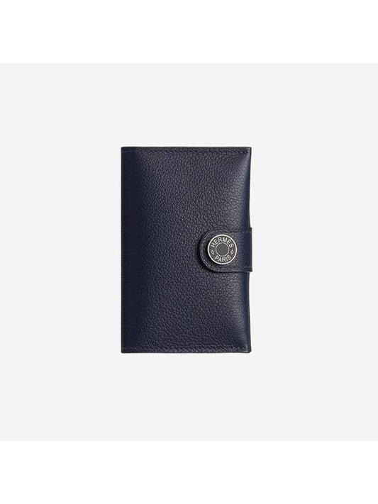 R.M.S Card Wallet Navy - HERMES - BALAAN 1